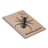 Onomatopoeiawort sizzzzzz denkende Ameisentöne Notizblock (Rechte Seite)