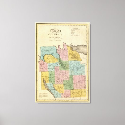 Onondaga-Landkreis Leinwanddruck (Vorderseite)