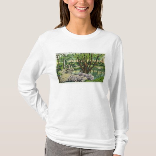 Onondaga-Park-Szene T-Shirt (Vorderseite)