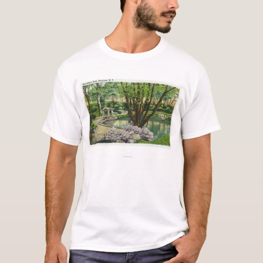 Onondaga-Park-Szene T-Shirt (Vorderseite)