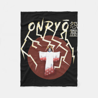 Onryo Samurai Ghost Fleecedecke