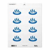 Onsen ♨ Hot Spring 温 japanisches Zeichen (Vorne)