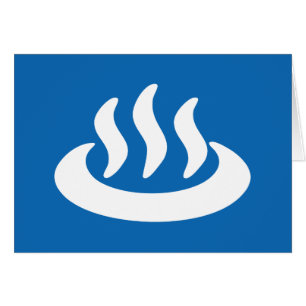 Onsen ♨ Hot Spring 温 japanisches Zeichen