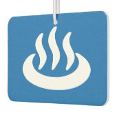 Onsen ♨ Hot Spring 温 japanisches Zeichen Autolufterfrischer (Links)