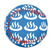 Onsen ♨ Hot Spring 温 japanisches Zeichen Baseball (Vorderseite Links)