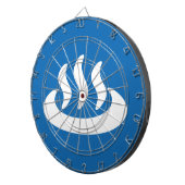 Onsen ♨ Hot Spring 温 japanisches Zeichen Dartscheibe (Vorderseite rechts)