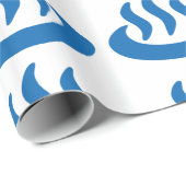 Onsen ♨ Hot Spring 温 japanisches Zeichen Geschenkpapier (Rolleneckpunkt)