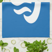 Onsen ♨ Hot Spring 温 japanisches Zeichen Küchentuch (Gefaltet)