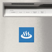 Onsen ♨ Hot Spring 温 japanisches Zeichen Magnet (In Situ (Geschirrspüler))