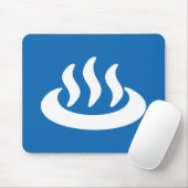 Onsen ♨ Hot Spring 温 japanisches Zeichen Mousepad (Mit Mouse)