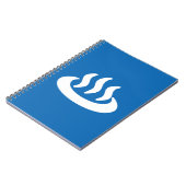 Onsen ♨ Hot Spring 温 japanisches Zeichen Notizblock (Linke Seite)