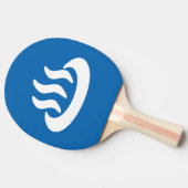 Onsen ♨ Hot Spring 温 japanisches Zeichen Tischtennis Schläger (Seitenansicht)