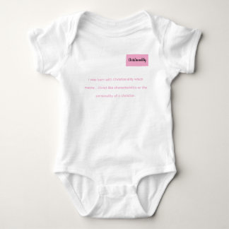 Onsie mit definierter Christianality Baby Strampler