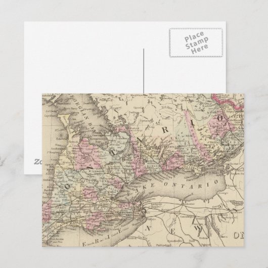 Ontario 2 postkarte (Vorne/Hinten)