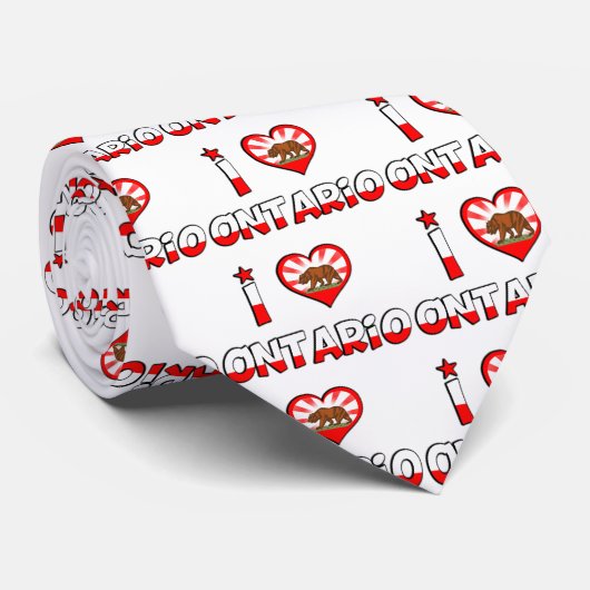 Ontario, CA Krawatte (Gerollt)
