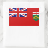 ONTARIO CANADA RECHTECKIGER AUFKLEBER (Tasche)