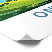 Ontario Canada Travel Print Poster (Ecke)