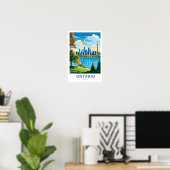 Ontario Canada Travel Print Poster (Heimbüro)