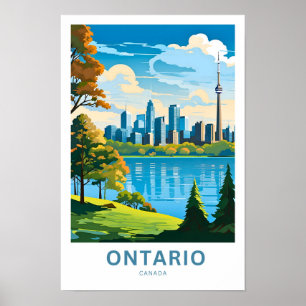 Ontario Canada Travel Print Poster