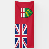 Ontario-Flagge Banner (Vertikal)
