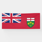 Ontario-Flagge Banner (Horizontal)