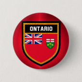 Ontario-Flagge Button (Vorderseite)