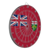 Ontario-Flagge Dartscheibe (Vorderseite Links)