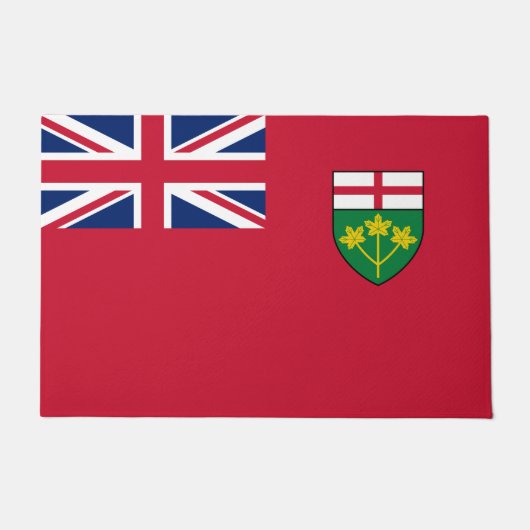 Ontario-Flagge Fußmatte (Vorderseite)