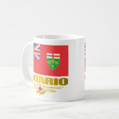 Ontario-Flagge Kaffeetasse (Vorderseite Links)