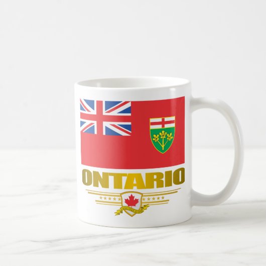 Ontario-Flagge Kaffeetasse (Rechts)