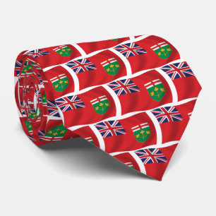Ontario-Flagge Krawatte