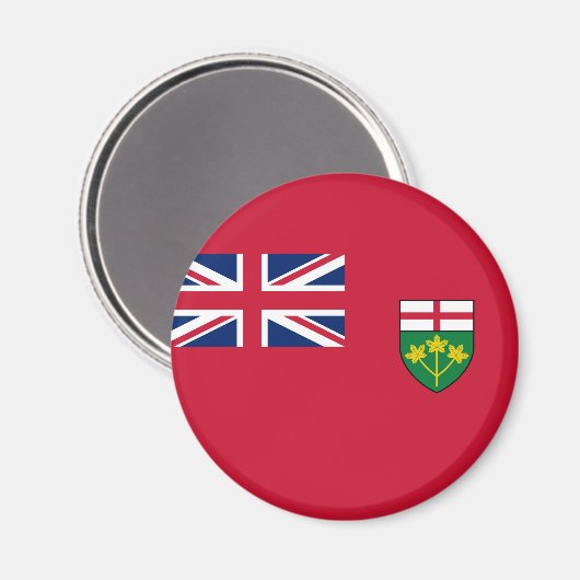 Ontario-Flagge Magnet (Vorderseite/Rückseite)