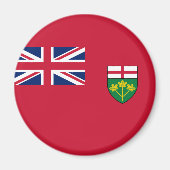 Ontario-Flagge Magnet (Vorne)