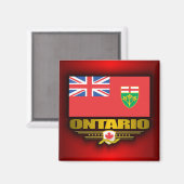 Ontario-Flagge Magnet (Vorderseite/Rückseite)