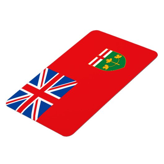 ONTARIO-Flagge Magnet (Linke Seite)