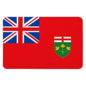 ONTARIO-Flagge Magnet (Horizontal)