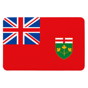 ONTARIO-Flagge Magnet