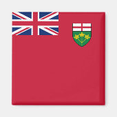 Ontario-Flagge Magnet (Vorne)