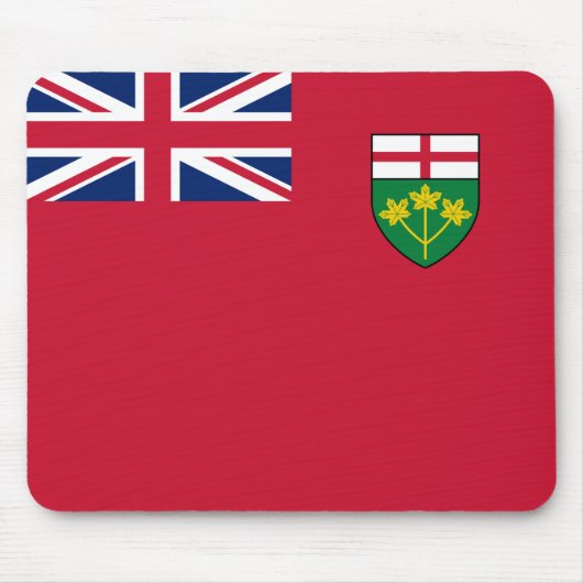 Ontario-Flagge Mousepad (Vorne)