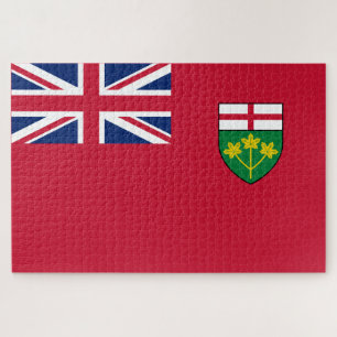 Ontario-Flagge Puzzle