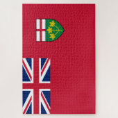Ontario-Flagge Puzzle (Vertikal)