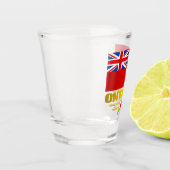 Ontario-Flagge Schnapsglas (Links)