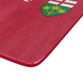 Ontario-Flagge Schneidebrett (Ecke)