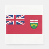 Ontario-Flagge Serviette (Vorderseite)