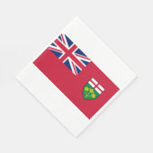 Ontario-Flagge Serviette (Ecke)