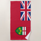 Ontario-Flagge Strandtuch (Vorderseite)