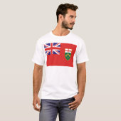 Ontario-Flagge T-Shirt (Vorne ganz)