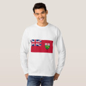 Ontario-Flagge T-Shirt (Vorne ganz)