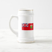 Ontario-Flaggen-Tasse Bierglas (Links)