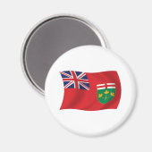 Ontario-Flaggenmagnet Magnet (Vorderseite/Rückseite)